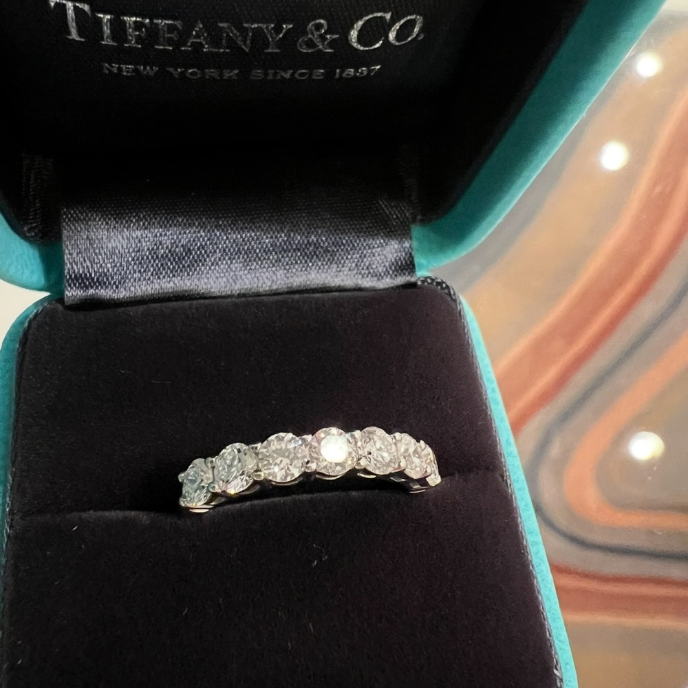 Tiffany Forever 3.5mm platinum and diamonds